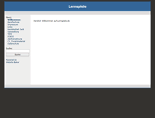 Tablet Screenshot of lernspiele.de
